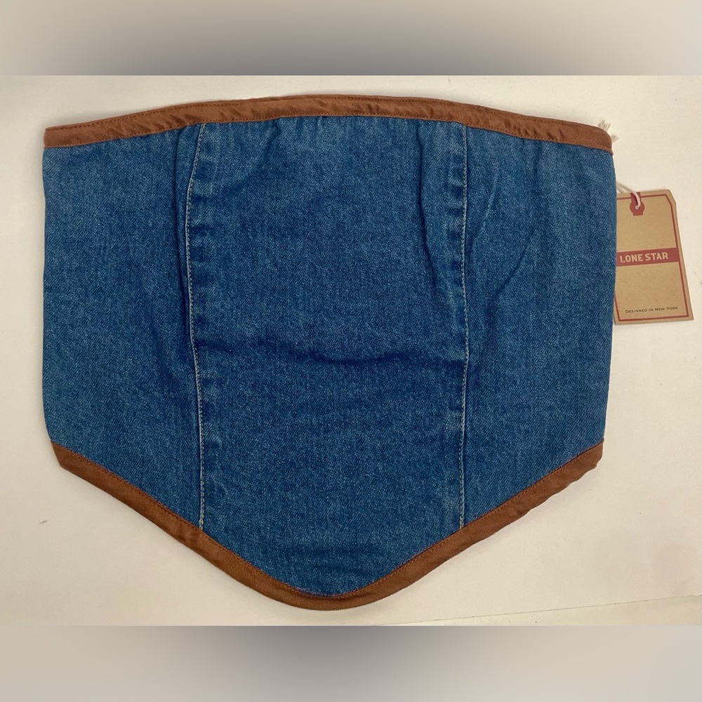 🆕 Lone Star Denim Crop Top